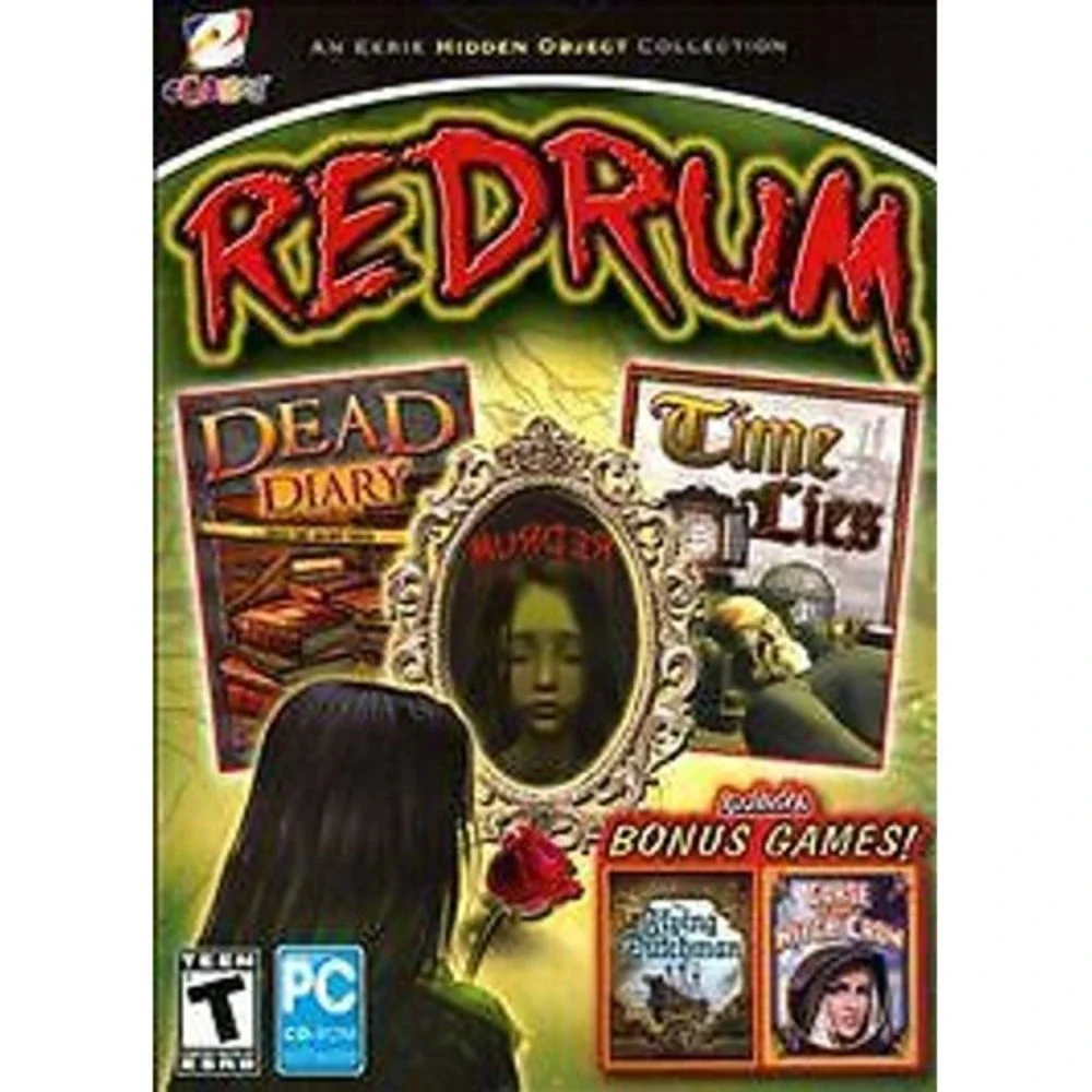 Redrum PC 2011CD-ROM eGames Hidden Object Collection Teen w/ Bonus